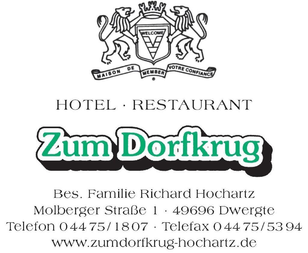 Gasthof Zum Dorfkrug Molbergen ภายนอก รูปภาพ